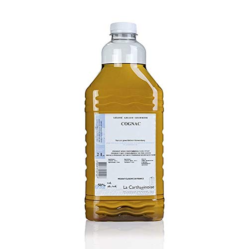 Cognac, 50% vol., dickflüssig für Patisserie & Eisherstellung, 2 l Cognac, 50% vol., dickflüssig für Patisserie & Eisherstellung, 2 l von LA CARTHAGINOISE SAS