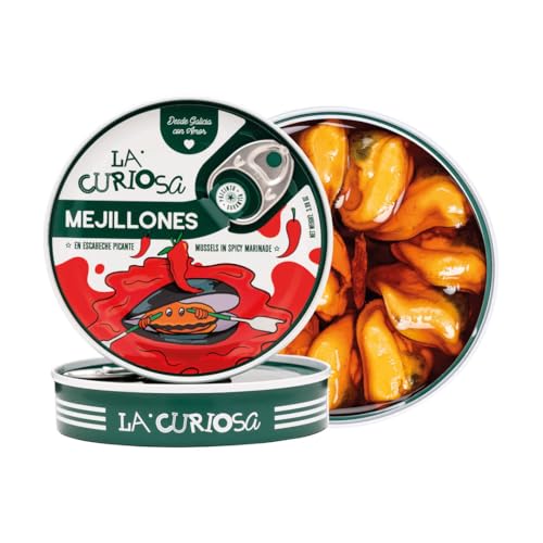 La Curiosa - Pikant eingelegte Miesmuscheln - 115g | Spanische Konserven in Top Qualität La Curiosa - Pikant eingelegte Miesmuscheln - 115g | Spanische Konserven in Top Qualität von LA CURIOSA