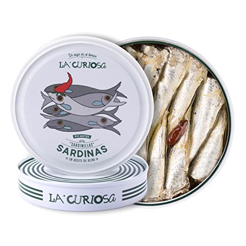 La Curiosa - Sardinillas kleine Sardinen in Olivenöl mit Chili - 115g La Curiosa - Sardinillas kleine Sardinen in Olivenöl mit Chili - 115g von LA CURIOSA