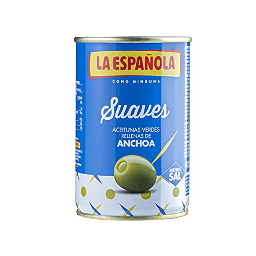 Aceitunas Suaves rellenas de Anchoas La Española 300g von LA ESPANOLA