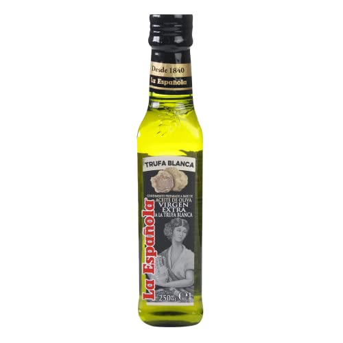 La Española- Natives Olivenöl Extra mit weißem Trüffel - 100 % Spanisches Produkt - 250 ml von LA ESPANOLA
