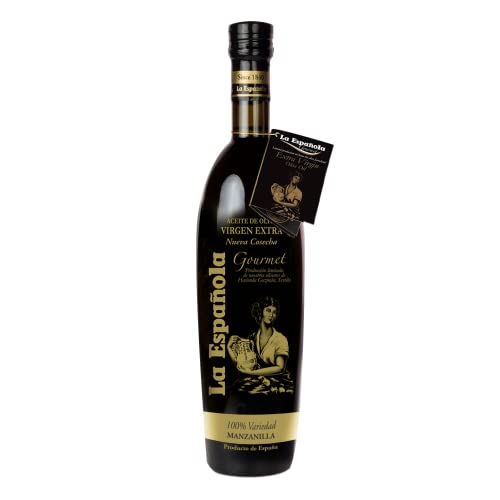 La Española - Olivenöl Extra Virgen. Manzanilla Gourmet-Olivenöl aus Spanien. Sorte: Manzanilla. Flasche: 500 ml. La Española - Olivenöl Extra Virgen. Manzanilla Gourmet-Olivenöl aus Spanien. Sorte: Manzanilla. Flasche: 500 ml. von LA ESPANOLA
