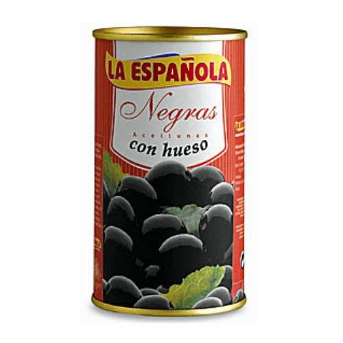 Schwarze Oliven mit Kern von LA ESPAÑOLA