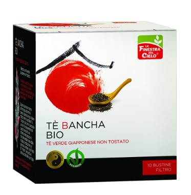 LA FINESTRA SUL CIELO Bio Bancha-Tee, nicht geröstet - Grüner Tee aus Japan, nicht mit Filtern geröstet von LA FINESTRA SUL CIELO