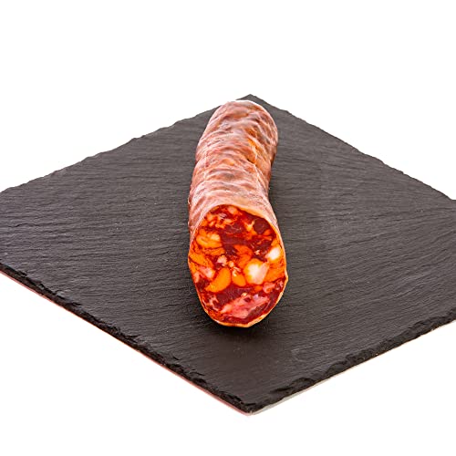 La Finojosa - Chorizo Iberico (Paprikawurst) aus Eichelmast - 300/400 g - Mindestens 90 Tage Reifezeit - Iberico Wurstware - Angenehmes und Intensives Aroma - Dehesa de Los Pedroches von La Finojosa