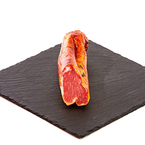 La Finojosa - Lomo (Lendenstück) aus Eichelmast Iberisch, 50% Iberische Rasse - Ganzes Stück - 400/500 g - Mindestens 90 Tage Reifezeit - Iberico Wurstware - Intensives Aroma - Dehesa de Los Pedroches von La Finojosa
