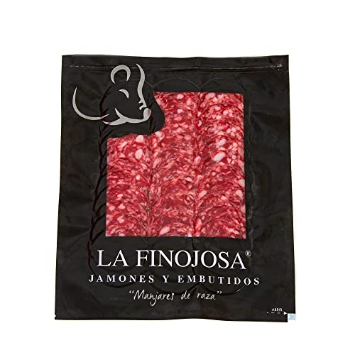 La Finojosa - Salchichón Iberico aus Eichelmast In Scheiben - 3 Packungen je 100 g - Mind. 90 Tage Reifezeit - Iberico Wurstware - Angenehmesl, Intensives Aroma - Dehesa de Los Pedroches La Finojosa - Salchichón Iberico aus Eichelmast In Scheiben - 3 Packungen je 100 g - Mind. 90 Tage Reifezeit - Iberico Wurstware - Angenehmesl, Intensives Aroma - Dehesa de Los Pedroches von La Finojosa
