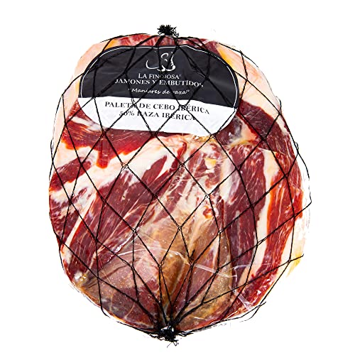 La Finojosa - Vorderschinken Iberico, 50% Iberische Rasse - Ohne Knochen - Gewicht von 2,2 bis 2,4 kg - Mindestreifezeit 20 Monate - Vorderschinken - Intensives und Angenehmes Aroma La Finojosa - Vorderschinken Iberico, 50% Iberische Rasse - Ohne Knochen - Gewicht von 2,2 bis 2,4 kg - Mindestreifezeit 20 Monate - Vorderschinken - Intensives und Angenehmes Aroma von La Finojosa