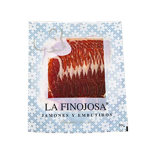 La Finojosa - Vorderschinken Reserva In Scheiben - 5 Packungen je 100 g - Mindestens 16 Monate Reifezeit - Schinken - Intensives und Angenehmes Aroma - Süß und Leicht Salzig - Vakuum Verpackt La Finojosa - Vorderschinken Reserva In Scheiben - 5 Packungen je 100 g - Mindestens 16 Monate Reifezeit - Schinken - Intensives und Angenehmes Aroma - Süß und Leicht Salzig - Vakuum Verpackt von La Finojosa