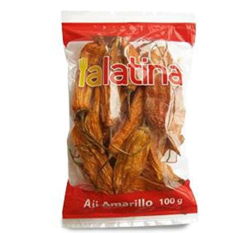 Getrockneter gelber Mirasol-Chili, Pack 100g - Aji Mirasol Amarillo Seco LA LATINA 100g Getrockneter gelber Mirasol-Chili, Pack 100g - Aji Mirasol Amarillo Seco LA LATINA 100g von LA LATINA