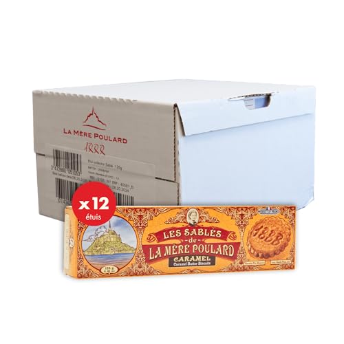 La Mère Poulard Caramel Butter Biscuits Papierverpackung 125g La Mère Poulard Caramel Butter Biscuits Papierverpackung 125g von LA MERE POULARD