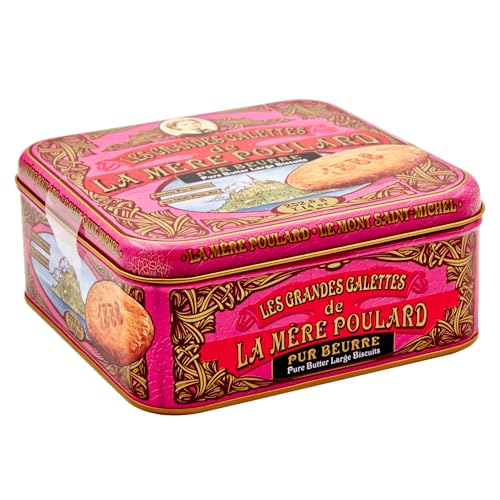 La bloße Poularde 1888 | Reine gesalzene Butter und Karamellkekse | Dose französische Butterkekse | Butter-Karamell-Shortbread - 202,5 Gr | Geschenkkeksdosen La bloße Poularde 1888 | Reine gesalzene Butter und Karamellkekse | Dose französische Butterkekse | Butter-Karamell-Shortbread - 202,5 Gr | Geschenkkeksdosen von LA MERE POULARD