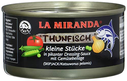 La Miranda Thunfisch Pikant mit Gemüse, 12er Pack (12 x 185 g) von LA MIRANDA