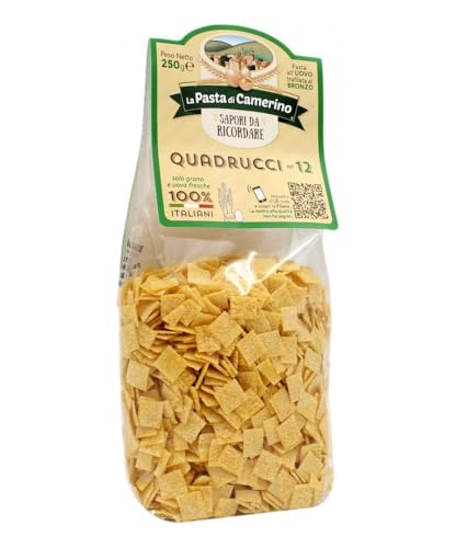 CAMERINO QUADRUCCI PASTA N. 12 MIT EI 250 GR von LA PASTA DI CAMERINO