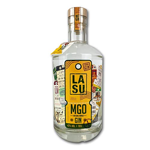LA SU Mango 43% vol. (1x 0,7 Liter) Premium handcrafted mit frischer Note. Fruchtiger , exklusiver Sommer-Geschmack, ideal für Gin & Tonic von LA SU GIN