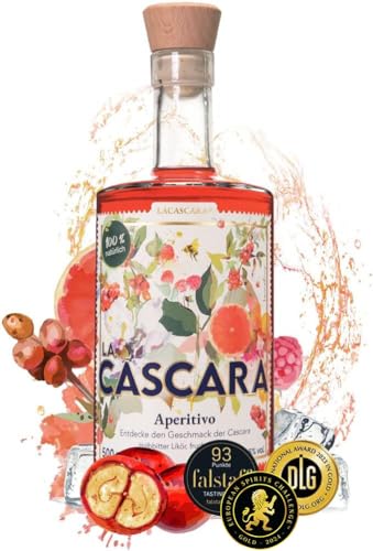 LACASCARA® Aperitivo - Aperitif ohne künstliche Zusatzstoffe - Cascara (Kaffeekirsche), Grapefruit, Himbeere - Likör, 16% vol. Alk. (bekannt aus "Die Höhle der Löwen") von LACASCARA