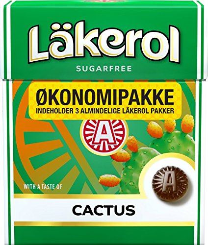 10 x LÄKEROL CACTUS 75g ZUCKERFREI Incl. Goodie von Flensburger Handel von LÄKEROL