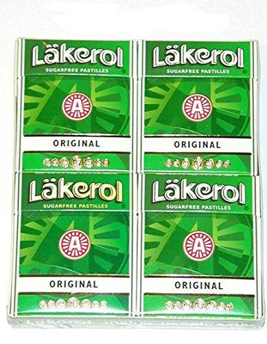 10 x LÄKEROL ORIGINAL 4 x 23g ZUCKERFREI Incl. Goodie von Flensburger Handel von LÄKEROL