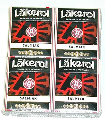 10 x LÄKEROL SALMIAK 4 x 23g ZUCKERFREI Incl. Goodie von Flensburger Handel von LÄKEROL