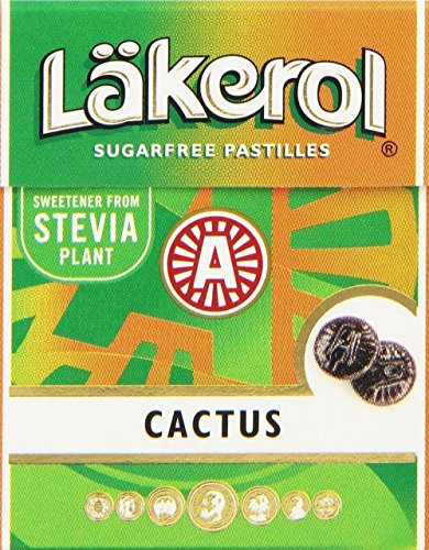 Cactus zuckerfreie Pastillen 23 g (Stevia) von laekerol von LÄKEROL