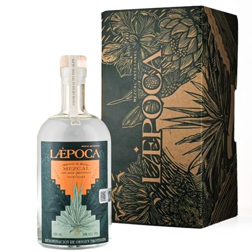 LÆPOCA | Mezcal of the Year 2023 & IWSC Prämiert | Von Mexiko in die Alpen | Mezcal, der attraktive Bruder eines exklusiven Tequilas | Handgefertigt | Espadín & Joven & Artesanal | 500ml & 38% vol. von LÆPOCA