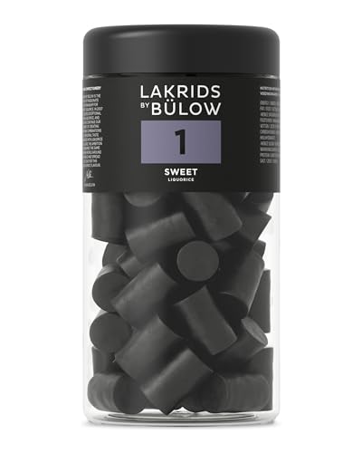 LAKRIDS BY BÜLOW - 1 - Sweet - 360g - Vegane Gourmet Lakritze aus Dänemark - Glutenfrei & ohne Gelatine - Dose aus 100% recyceltem PET von LAKRIDS BY BÜLOW