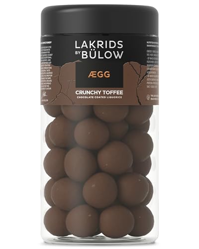 LAKRIDS BY BÜLOW - ÆGG - Crunchy Toffee - 295g - Salziger Lakritzkern umhüllt von Milchschokolade, französischer Butter und Sahne mit knusprigen Karamellflocken LAKRIDS BY BÜLOW - ÆGG - Crunchy Toffee - 295g - Salziger Lakritzkern umhüllt von Milchschokolade, französischer Butter und Sahne mit knusprigen Karamellflocken von LAKRIDS BY BÜLOW