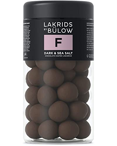 LAKRIDS BY BÜLOW - F - DARK & SEA SALT - 295g - Dänische Gourmet Lakritz-Kugeln - Süßer Lakritzkern umhüllt von Dunkler Schokolade & Meersalzflocken LAKRIDS BY BÜLOW - F - DARK & SEA SALT - 295g - Dänische Gourmet Lakritz-Kugeln - Süßer Lakritzkern umhüllt von Dunkler Schokolade & Meersalzflocken von LAKRIDS BY BÜLOW