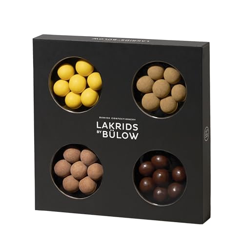 LAKRIDS BY BÜLOW - Selection Box - 175g - Pralinen-Geschenk mit Dänischen Gourmet Lakritz-Kugeln - Weiche Lakritze umhüllt von Cremiger Schokolade von LAKRIDS BY BÜLOW
