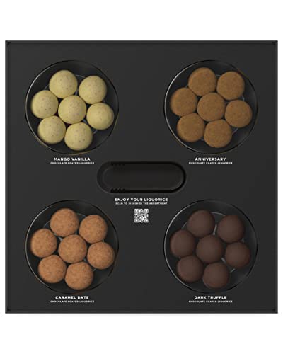 LAKRIDS BY BÜLOW - Slow Crafted Selection Box - 175g - Handgefertigte Lakritze umhüllt von edler Schokolade in hochwertiger Geschenkbox von LAKRIDS BY BÜLOW