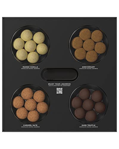 LAKRIDS BY BÜLOW - Slow Crafted Selection Box - 175g - Handgefertigte Lakritze umhüllt von edler Schokolade in hochwertiger Geschenkbox von LAKRIDS BY BÜLOW