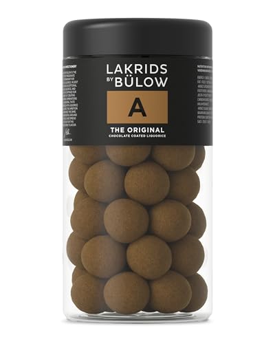 LAKRIDS BY BÜLOW - A - The Original - 295g - Dänische Gourmet Lakritz-Kugeln - Süßer Lakritzkern umhüllt von Vollmilch-Schokolade und feinem Lakritzpulver von LAKRIDS BY BÜLOW