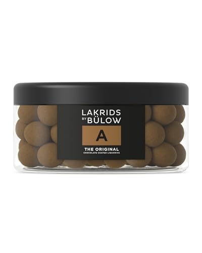 LAKRIDS BY BÜLOW - A - The Original - 550g - Dänische Gourmet Lakritz-Kugeln - Süßer Lakritzkern umhüllt von Vollmilch-Schokolade und feinem Lakritzpulver von LAKRIDS BY BÜLOW