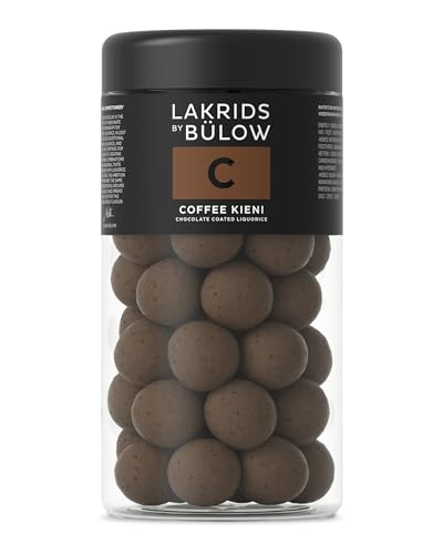 LAKRIDS BY BÜLOW - C - Coffee Kieni - 295g - Dänische Gourmet Lakritz-Kugeln - Süßer Lakritzkern umhüllt von Milch-Schokolade und Kaffeebohnen von LAKRIDS BY BÜLOW