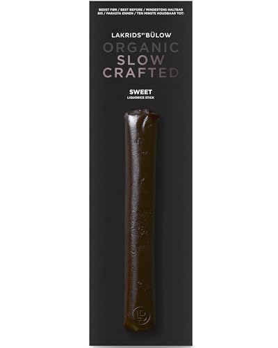 LAKRIDS BY BÜLOW - Sweet - Organic Slow Crafted - 30g - Langsam gekochte Bio-Lakritze als Stick von LAKRIDS BY BÜLOW