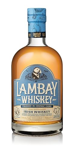 LAMBAY IRISH WHISKEY, Small Batch Blend, dreifach destilliert, fruchtig & nicht torfig mit Geschenkverpackung - 40° 70cl - Saint Patrick Deal LAMBAY IRISH WHISKEY, Small Batch Blend, dreifach destilliert, fruchtig & nicht torfig mit Geschenkverpackung - 40° 70cl - Saint Patrick Deal von LAMBAY WHISKEY