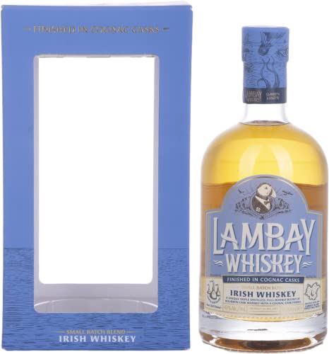 Lambay Whiskey Small Batch Blend Irish Whiskey Cognac Cask Finish 43% Vol. 0,7l in Geschenkbox Lambay Whiskey Small Batch Blend Irish Whiskey Cognac Cask Finish 43% Vol. 0,7l in Geschenkbox von LAMBAY WHISKEY