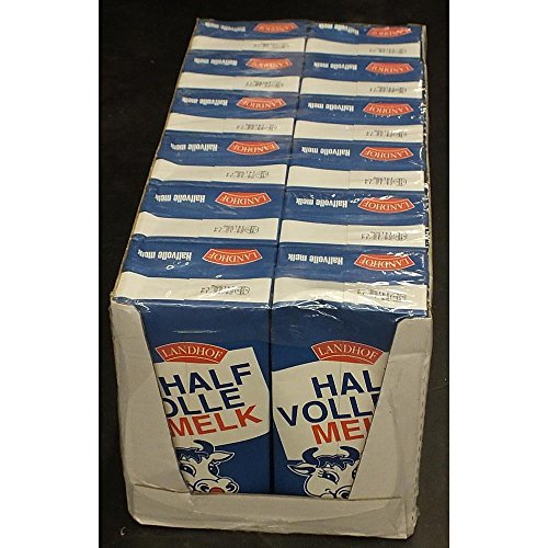 Landhof Halbfett-Milch, 12 x 1l Karon Pack (Halfvolle Melk) von LANDHOF