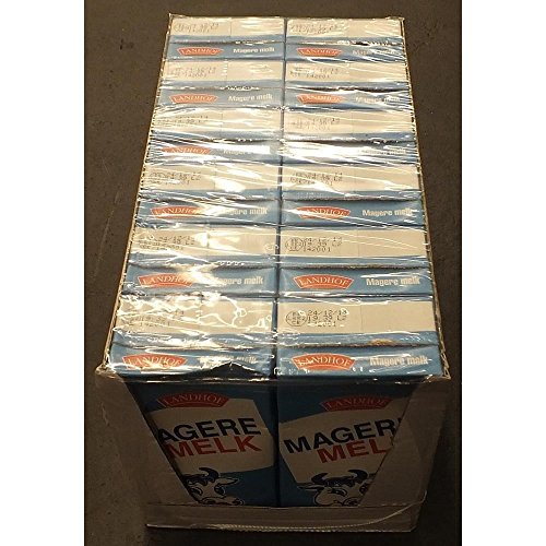 Landhof Mager-Milch, 12 x 1l Karon Pack (Magere Melk) von LANDHOF