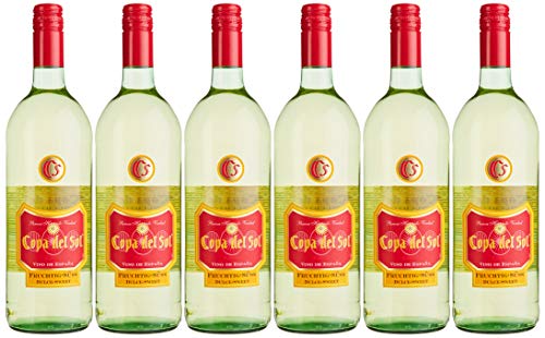 Copa del Sol Vino Blanco Fruchtig-Süß Weißwein (6 x 1 l) von LANGGUTH ERBEN