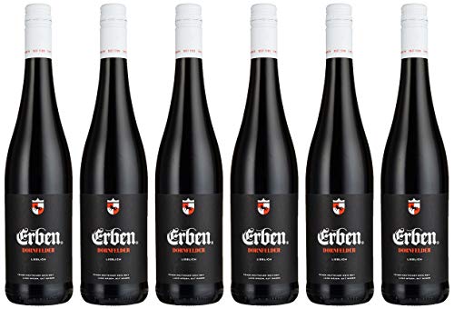 Erben Dornfelder Lieblich – Fruchtig-milder Rotwein aus Deutschland – 6 x 0,75 l von LANGGUTH ERBEN