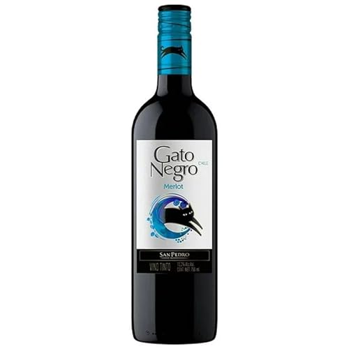 GATO NEGRO Merlot Trocken | Rotwein aus Chile | 1 x 0,75l von Gato Negro