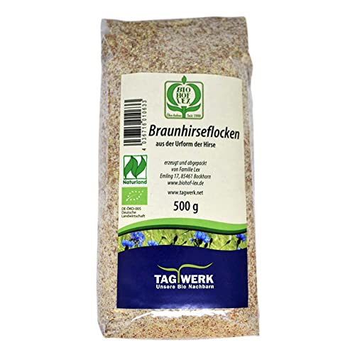 Tagwerk Braunhirseflocken, 500g von LAOSEP