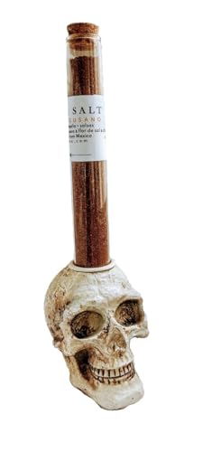 Würmersalz für mexikanische Getränke in einer Glasampulle mit Schädelbasis 50g Würmersalz für mexikanische Getränke in einer Glasampulle mit Schädelbasis 50g von LaProve
