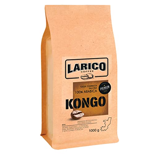 LARICO COFFEE Premium Kaffeebohnen KONGO 1000g - 1 kg/Höchste-Handwerkskunst/Roasted Coffee Beans 100% Arabica/Espressobohnen LARICO COFFEE Premium Kaffeebohnen KONGO 1000g - 1 kg/Höchste-Handwerkskunst/Roasted Coffee Beans 100% Arabica/Espressobohnen von LARICO COFFEE