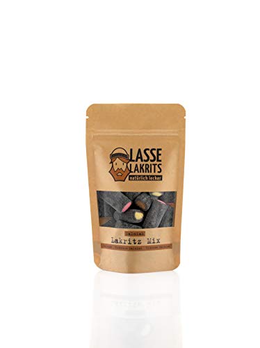 Lakritz-Mix Mini Salmiak 135g Lakritz-Mix Mini Salmiak 135g von Lasse Lakrits