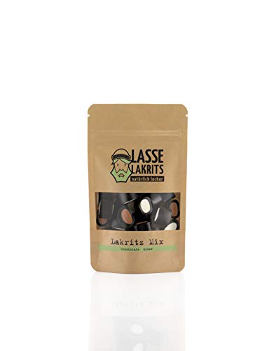 Lakritz-Mix Mini Schoko Minze 135g von Lasse Lakrits