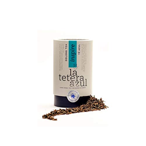 LA TETERA AZUL Blue Tea Oolong Premium. Authentischer und am meisten geschätzter Oolong-Tee. Abnehmen Infusion. 80 Gramm Bulk-Flasche für 32 Infusionen. von LATETERAZUL