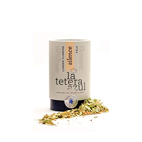 LA TETERA AZUL Infusion von Premium Tila, reinen, sauberen, nur Tila Blumen. Entspannende Infusion. Bulk-Flasche von 50 Gramm für 33 Infusionen. von LATETERAZUL