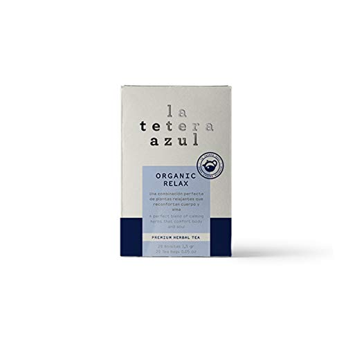 LA TETERA AZUL Ökologische Infusion von Melissa und Rooibos. Organische entspannende Infusion. Organische Entspannung. 20 Beutel mit 1,5 Gramm. LA TETERA AZUL Ökologische Infusion von Melissa und Rooibos. Organische entspannende Infusion. Organische Entspannung. 20 Beutel mit 1,5 Gramm. von LATETERAZUL